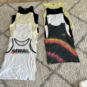 BUNDLE/LOT OF MEN’S TANK TOPS MUSCLE TANKS SIZE LARGE